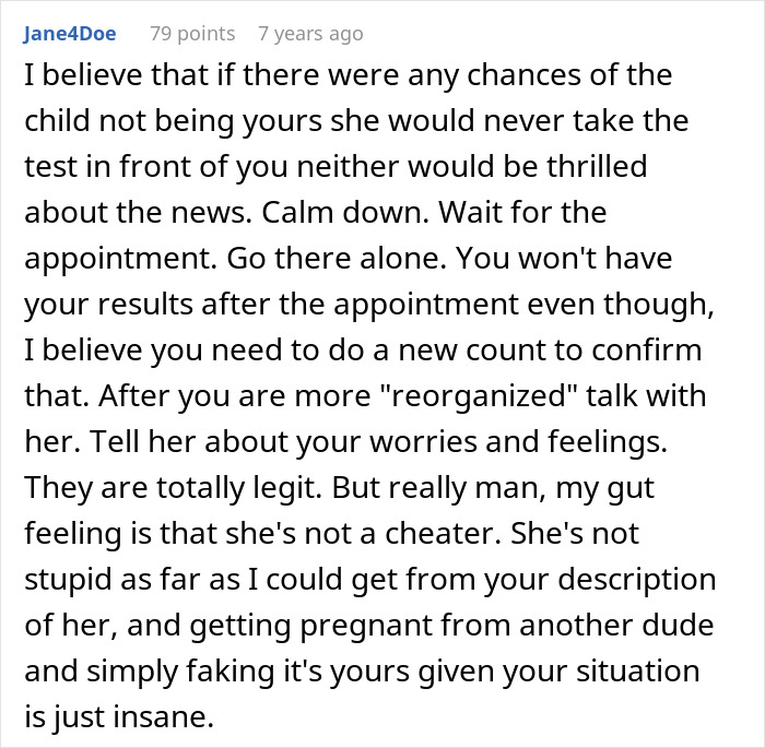 Husband Starts Questioning Everything After Wife Announces Pregnancy: “This Shouldn’t Be Possible” Husband Starts Questioning Everything After Wife Announces Pregnancy: “This Shouldn’t Be Possible”