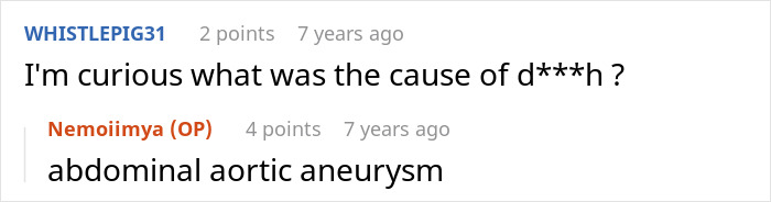 An ER nurse explains that the cause of d***h was an abdominal aortic aneurysm, saving a patient. An ER nurse explains that the cause of d***h was an abdominal aortic aneurysm, saving a patient.