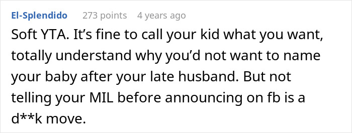 Widow Refuses To Honor Promise To Name Baby After Husband, Grieving MIL Livid And Confronts Her
