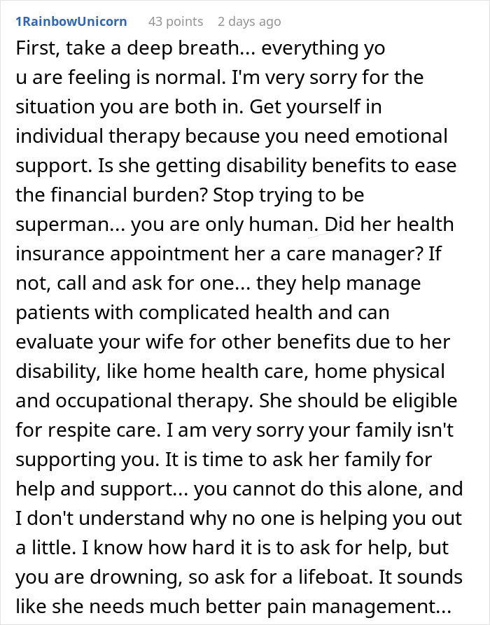 Husband&rsquo;s Life Is A Living Hell Due To Wife&rsquo;s Disability After An Accident: &ldquo;Don't Know If I Can Do This&rdquo;