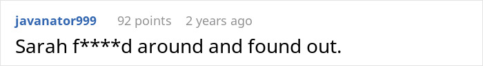 A comment regarding an open marriage situation: Sarah found out. A comment regarding an open marriage situation: Sarah found out.