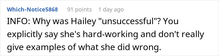 A user asks for info on why one child was unsuccessful after dad got kids internships. A user asks for info on why one child was unsuccessful after dad got kids internships.