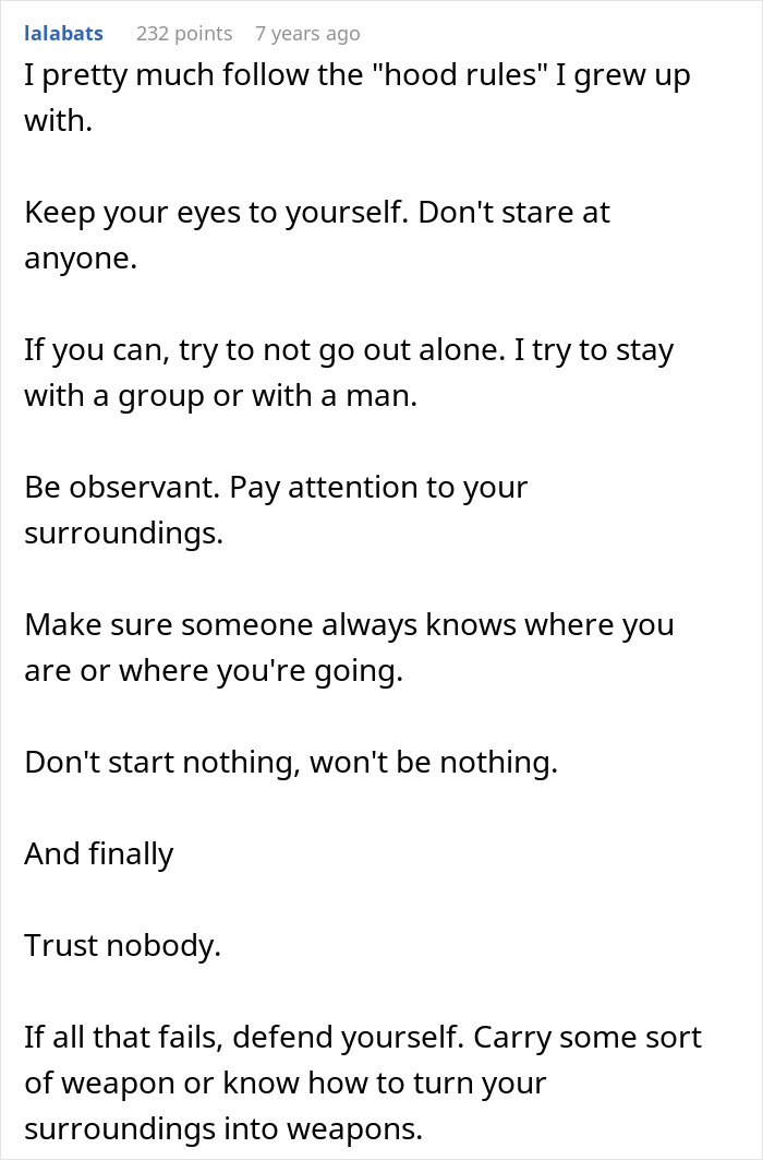 Influencer shares women safety tips to stay safe. Includes being observant, staying in groups, and self-defense. Influencer shares women safety tips to stay safe. Includes being observant, staying in groups, and self-defense.