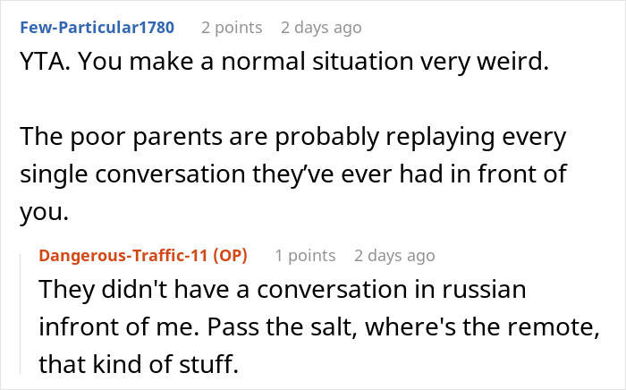 Guy's Accidental Russian Reveal Leaves GF's Parents Feeling Like He Was Hiding A Major Secret Guy's Accidental Russian Reveal Leaves GF's Parents Feeling Like He Was Hiding A Major Secret