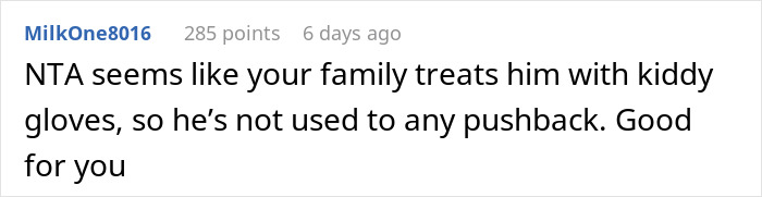 Woman Gives Brother A Harsh Reality Check After His Insane Take On Her Life
