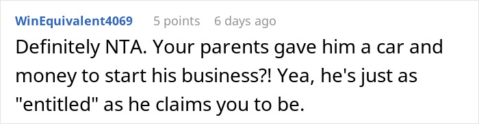 Woman Gives Brother A Harsh Reality Check After His Insane Take On Her Life