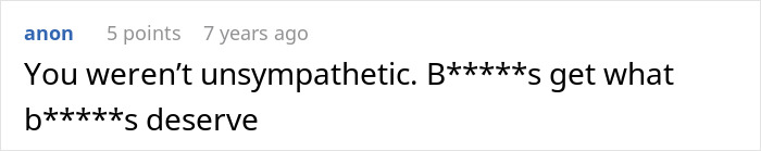 A comment saying the original poster was not unsympathetic about the plane seat situation. A comment saying the original poster was not unsympathetic about the plane seat situation.