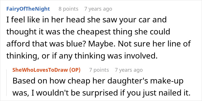 Entitled Mom Desperately Wants “A Blue Car” For Daughter, Even Though It Has An Owner Already Entitled Mom Desperately Wants “A Blue Car” For Daughter, Even Though It Has An Owner Already
