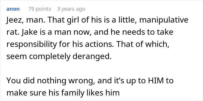 Family heirloom: Son steals heirloom to propose, then accuses dad of ruining his life. Reddit comment. Family heirloom: Son steals heirloom to propose, then accuses dad of ruining his life. Reddit comment.