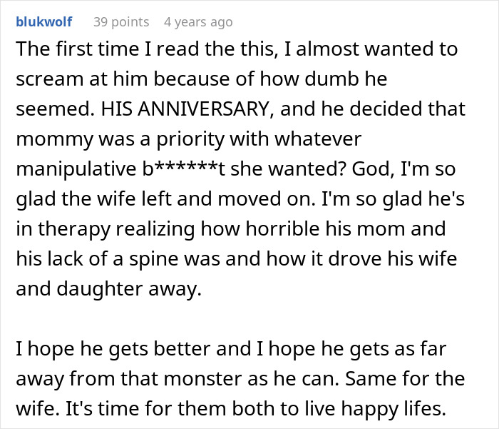 Mom Treats Son Like Her Stand-In Husband For Years, His Real Wife Eventually Quits The Role Mom Treats Son Like Her Stand-In Husband For Years, His Real Wife Eventually Quits The Role