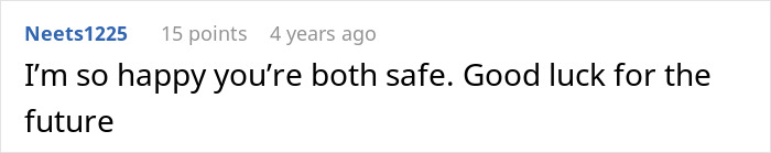 Screenshot of a comment from Neets1225 hoping the woman and her adopted baby are safe after the kidnapping attempt. Screenshot of a comment from Neets1225 hoping the woman and her adopted baby are safe after the kidnapping attempt.
