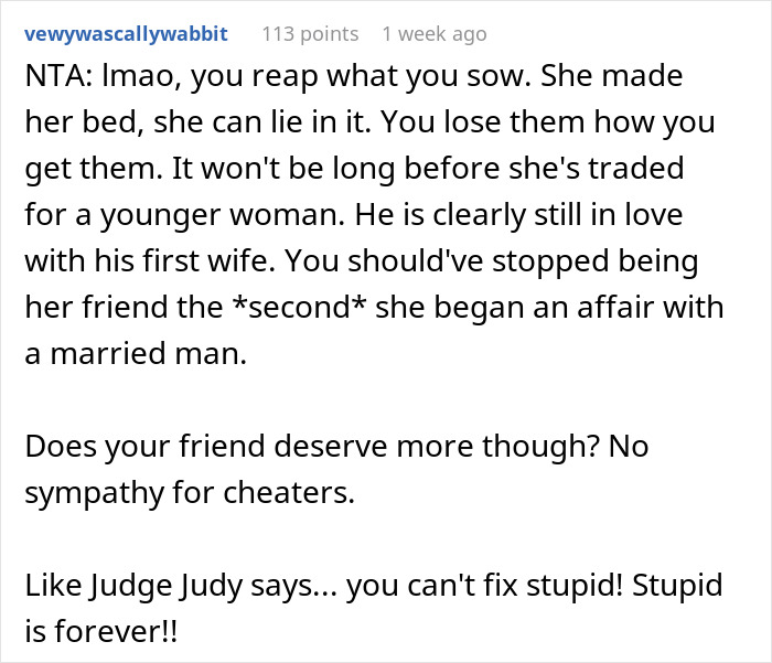 Woman Snaps At Bestie Over Her &ldquo;Crusty&rdquo; Cheating Husband, Refuses To Hear Another Word