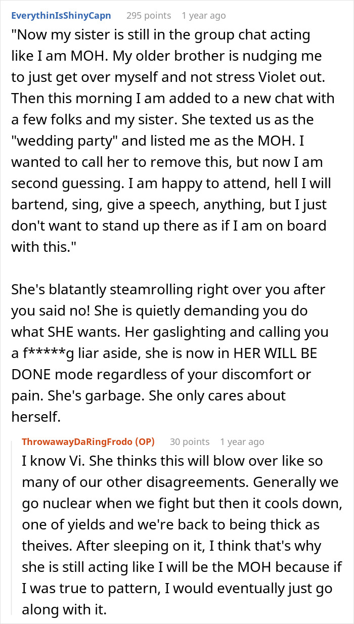 Woman Won’t Play MOH For Twin And Her Childhood Bully, Fam Asks Questions As The Truth Comes Out Woman Won’t Play MOH For Twin And Her Childhood Bully, Fam Asks Questions As The Truth Comes Out