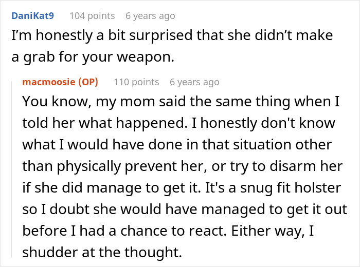 A shopper accused of having a weapon to threaten a Karen, but she ends up leaving in handcuffs.