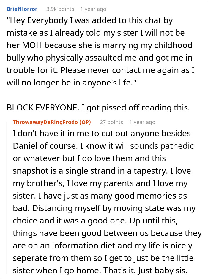 Woman Won’t Play MOH For Twin And Her Childhood Bully, Fam Asks Questions As The Truth Comes Out Woman Won’t Play MOH For Twin And Her Childhood Bully, Fam Asks Questions As The Truth Comes Out