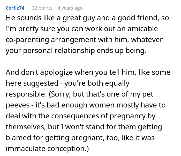 A comment on friends finding out spouses are sleeping together, suggesting amicable co-parenting for friends. A comment on friends finding out spouses are sleeping together, suggesting amicable co-parenting for friends.