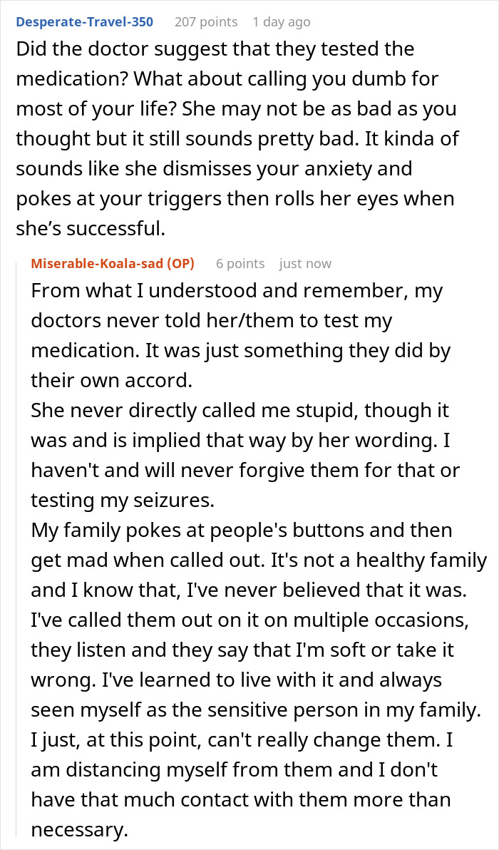 Guy Horrified To Learn Fam Purposely Triggered His Seizures For Years Just To See If His Meds Worked Guy Horrified To Learn Fam Purposely Triggered His Seizures For Years Just To See If His Meds Worked