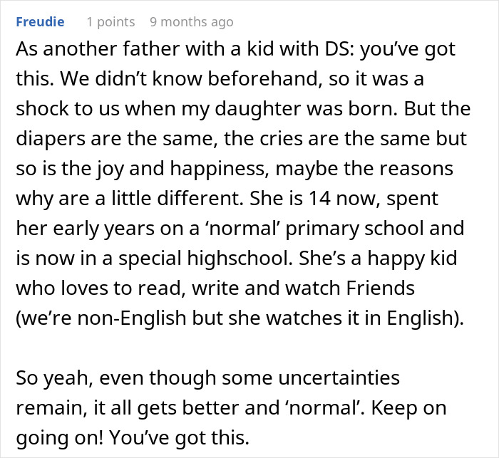 A father shares his experience about having a baby with Down syndrome and the journey of joy and happiness.