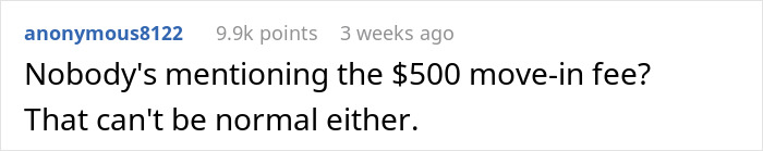 Renter Shocked By Entitled Landlord Charging Fees For Application, Working From Home, And Moving In Renter Shocked By Entitled Landlord Charging Fees For Application, Working From Home, And Moving In