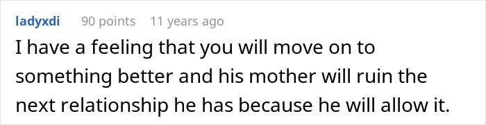 Future MIL Spends Years Sabotaging Son’s Relationship, Pushes His Fiancée Close To Calling It Quits Future MIL Spends Years Sabotaging Son’s Relationship, Pushes His Fiancée Close To Calling It Quits