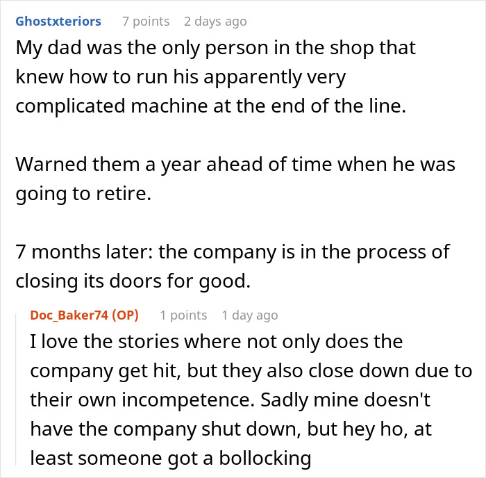 Company Loses Its Only Employee Who Can Fix A Critical Machine And Pays Dearly For The Arrogance Company Loses Its Only Employee Who Can Fix A Critical Machine And Pays Dearly For The Arrogance