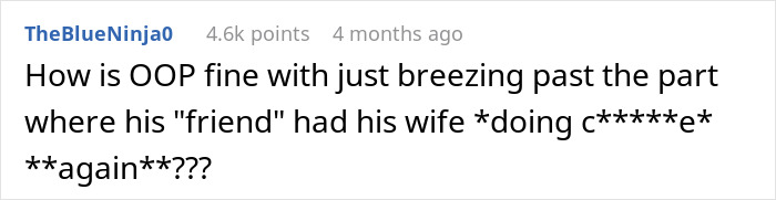 A poly wife comment discussing a hubby's best friend. The comment questions how the original poster is fine with the situation. A poly wife comment discussing a hubby's best friend. The comment questions how the original poster is fine with the situation.