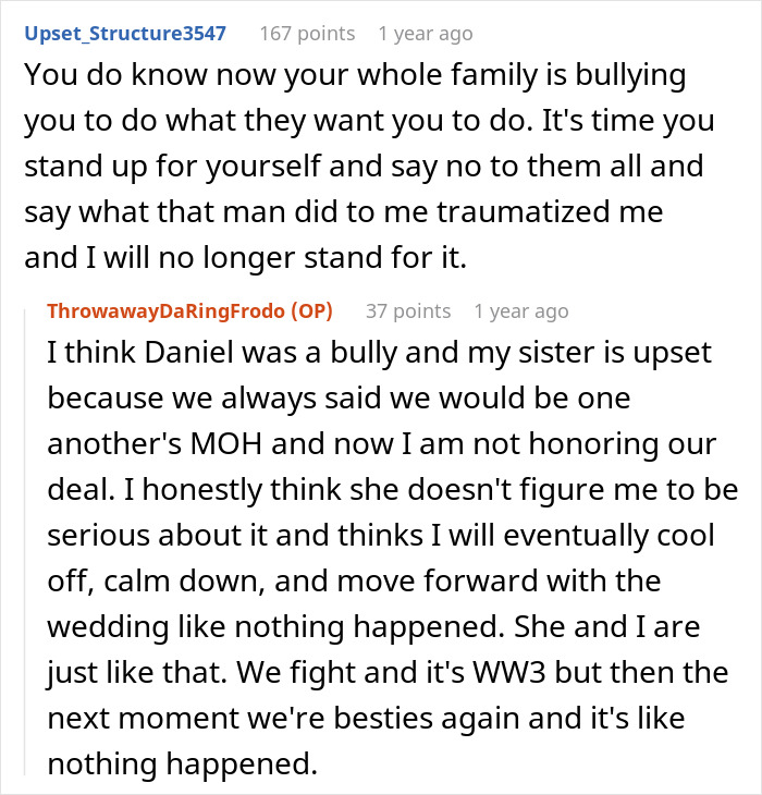 Woman Won’t Play MOH For Twin And Her Childhood Bully, Fam Asks Questions As The Truth Comes Out Woman Won’t Play MOH For Twin And Her Childhood Bully, Fam Asks Questions As The Truth Comes Out
