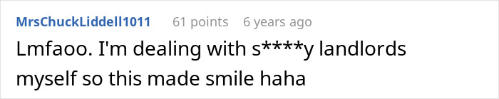 User's comment on dealing with similar landlords, relating to tenants fighting for their rights and landlord issues. User's comment on dealing with similar landlords, relating to tenants fighting for their rights and landlord issues.
