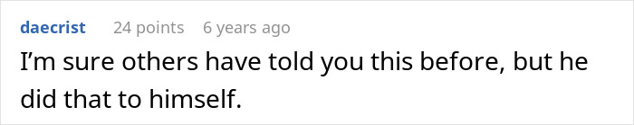 Screenshot of a concise Reddit comment reflecting on a workplace bully's actions, and their consequences. Screenshot of a concise Reddit comment reflecting on a workplace bully's actions, and their consequences.