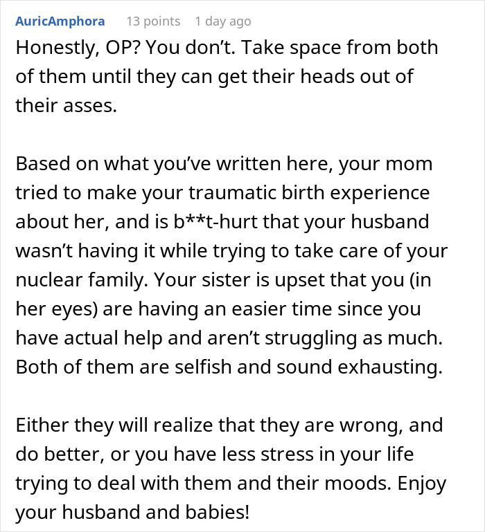 Whole Family Dynamic Changes After Woman Gives Birth To Twins, Now Everyone Hates Her