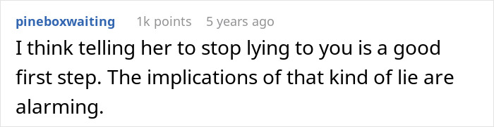 A Reddit comment suggests telling fiancée to stop lying about the fancy laptop in her closet. A Reddit comment suggests telling fiancée to stop lying about the fancy laptop in her closet.