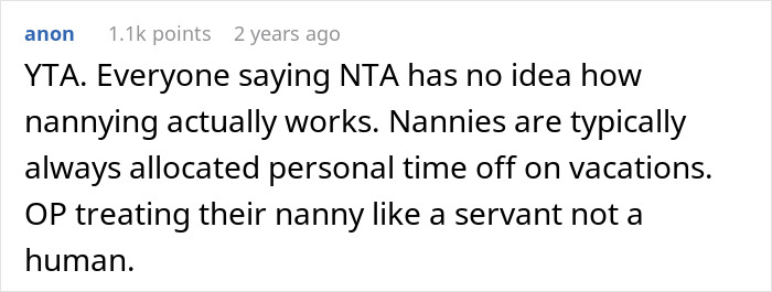 Man Thinks He’s In The Right Just Because He Pays His Nanny More, Internet Gives Him A Reality Check Man Thinks He’s In The Right Just Because He Pays His Nanny More, Internet Gives Him A Reality Check