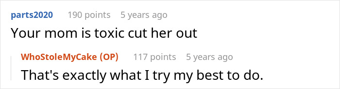 Reddit comments about a toxic mom and her insulting behavior regarding vitiligo.
