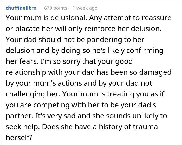 Delusional Mom Keeps Warning Daughter To &ldquo;Cover Up,&rdquo; Dad Now Refuses To Visit Her Alone