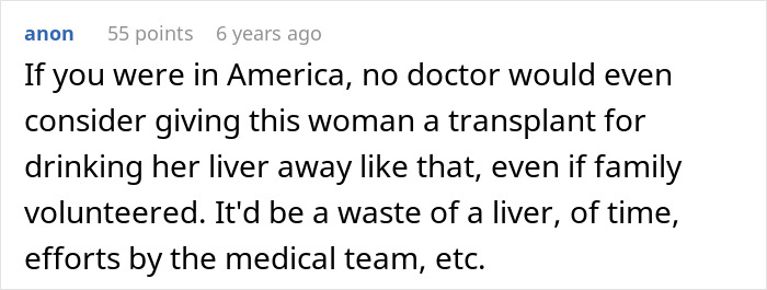 Alcoholic Mom Treats 28YO Daughter Like She's Disposable, Demands Her Liver After Ruining Her Own Alcoholic Mom Treats 28YO Daughter Like She's Disposable, Demands Her Liver After Ruining Her Own