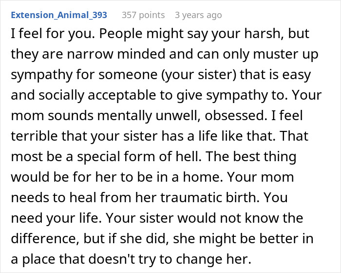Guy Rejects “Forever Caretaker” Role For Special Needs Sister, Comes Home To A Heartbreaking Scene Guy Rejects “Forever Caretaker” Role For Special Needs Sister, Comes Home To A Heartbreaking Scene