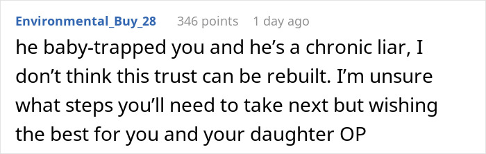 Guy Creates An Entire Fictional Relationship With His Child For A Year, GF Shell-Shocked Guy Creates An Entire Fictional Relationship With His Child For A Year, GF Shell-Shocked