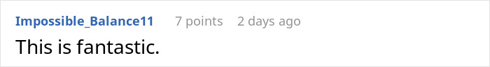 A Reddit comment reading 'This is fantastic' in response to a cashier reporting theft. A Reddit comment reading 'This is fantastic' in response to a cashier reporting theft.
