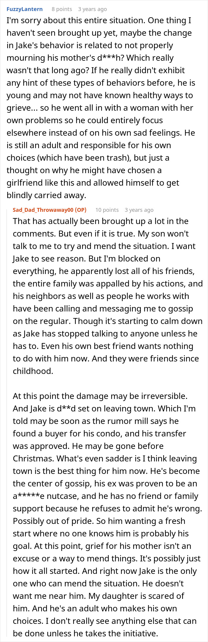 Reddit comments discussing the son's behavior, family heirloom theft, and his dad's perspective on the situation. Reddit comments discussing the son's behavior, family heirloom theft, and his dad's perspective on the situation.