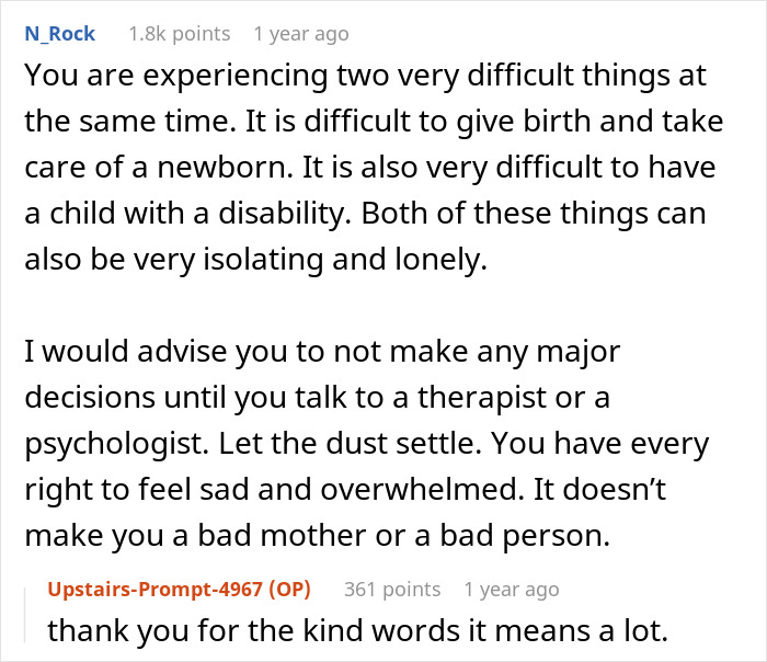 A Mom's confession about having a baby with Down syndrome, expressing difficult feelings and seeking therapy.