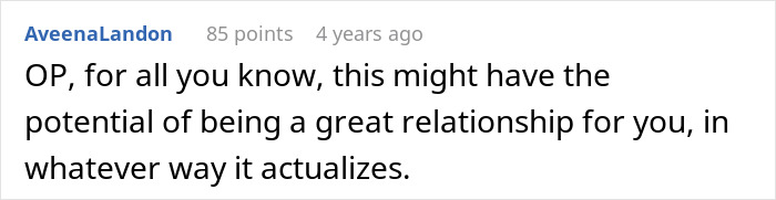 A comment suggesting a great relationship can emerge after spouses are sleeping together, finding support. A comment suggesting a great relationship can emerge after spouses are sleeping together, finding support.