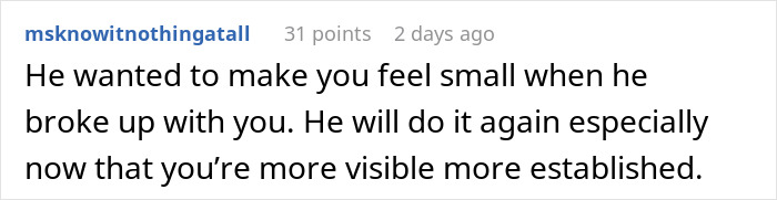 Guy Dumps 25YO GF Over Her Debt, Rediscovers His Feelings Once She Starts Thriving