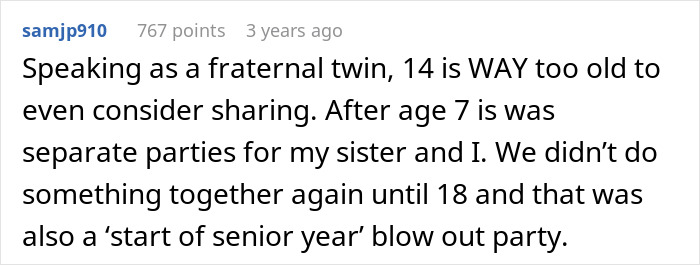 14YO Wants An All-Girls Birthday And Excludes Her Twin Brother, Mom Steps In And Cancels It 14YO Wants An All-Girls Birthday And Excludes Her Twin Brother, Mom Steps In And Cancels It