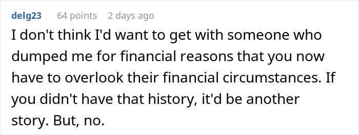 Guy Dumps 25YO GF Over Her Debt, Rediscovers His Feelings Once She Starts Thriving