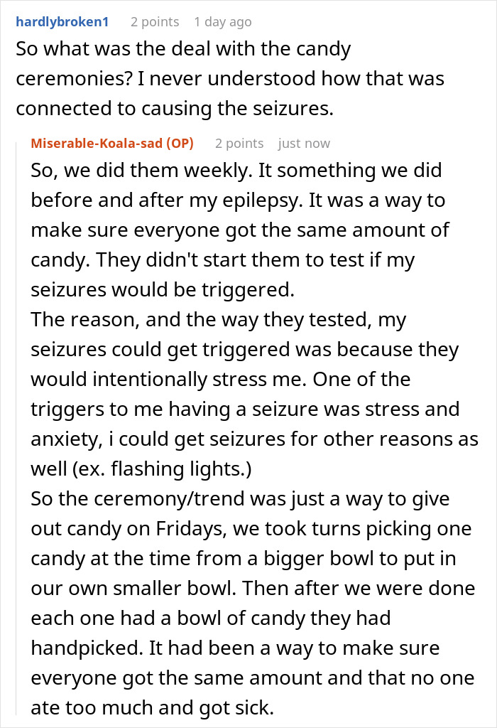 Guy Horrified To Learn Fam Purposely Triggered His Seizures For Years Just To See If His Meds Worked Guy Horrified To Learn Fam Purposely Triggered His Seizures For Years Just To See If His Meds Worked