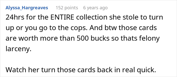 A comment suggests involving the cops for stolen stepson gifts, highlighting the grandma's true colors.
