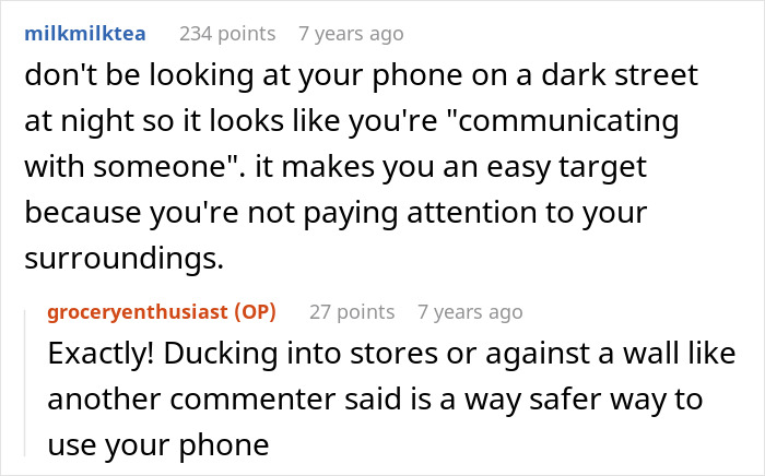 Influencer shares women safety tips to stay safe. Avoid using your phone on dark streets at night. Influencer shares women safety tips to stay safe. Avoid using your phone on dark streets at night.