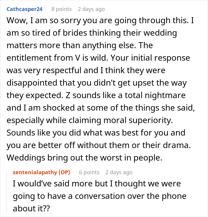 A woman loses best friends after a bachelorette date dispute, ending the friendship with hurtful messages and emotional pain. A woman loses best friends after a bachelorette date dispute, ending the friendship with hurtful messages and emotional pain.