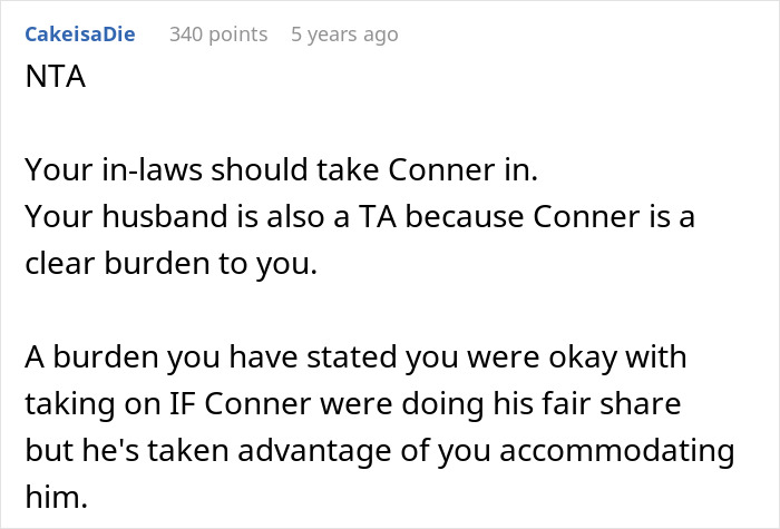 A comment section discussing a grieving guy moving in with his brother and sister-in-law, treating her WFH job like a babysitting service. A comment section discussing a grieving guy moving in with his brother and sister-in-law, treating her WFH job like a babysitting service.