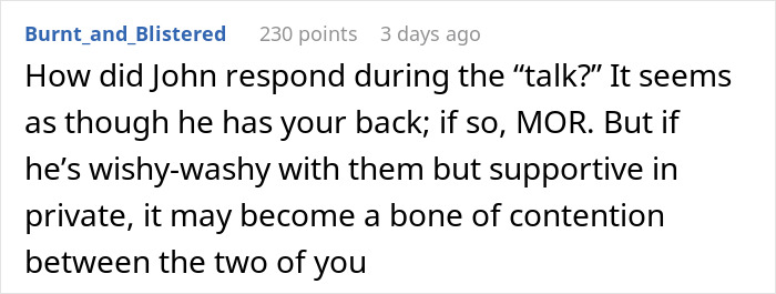 A Christian woman submitting, marriage advice, wedding reception. A comment asking how John responded to the talk and if he has her back. A Christian woman submitting, marriage advice, wedding reception. A comment asking how John responded to the talk and if he has her back.